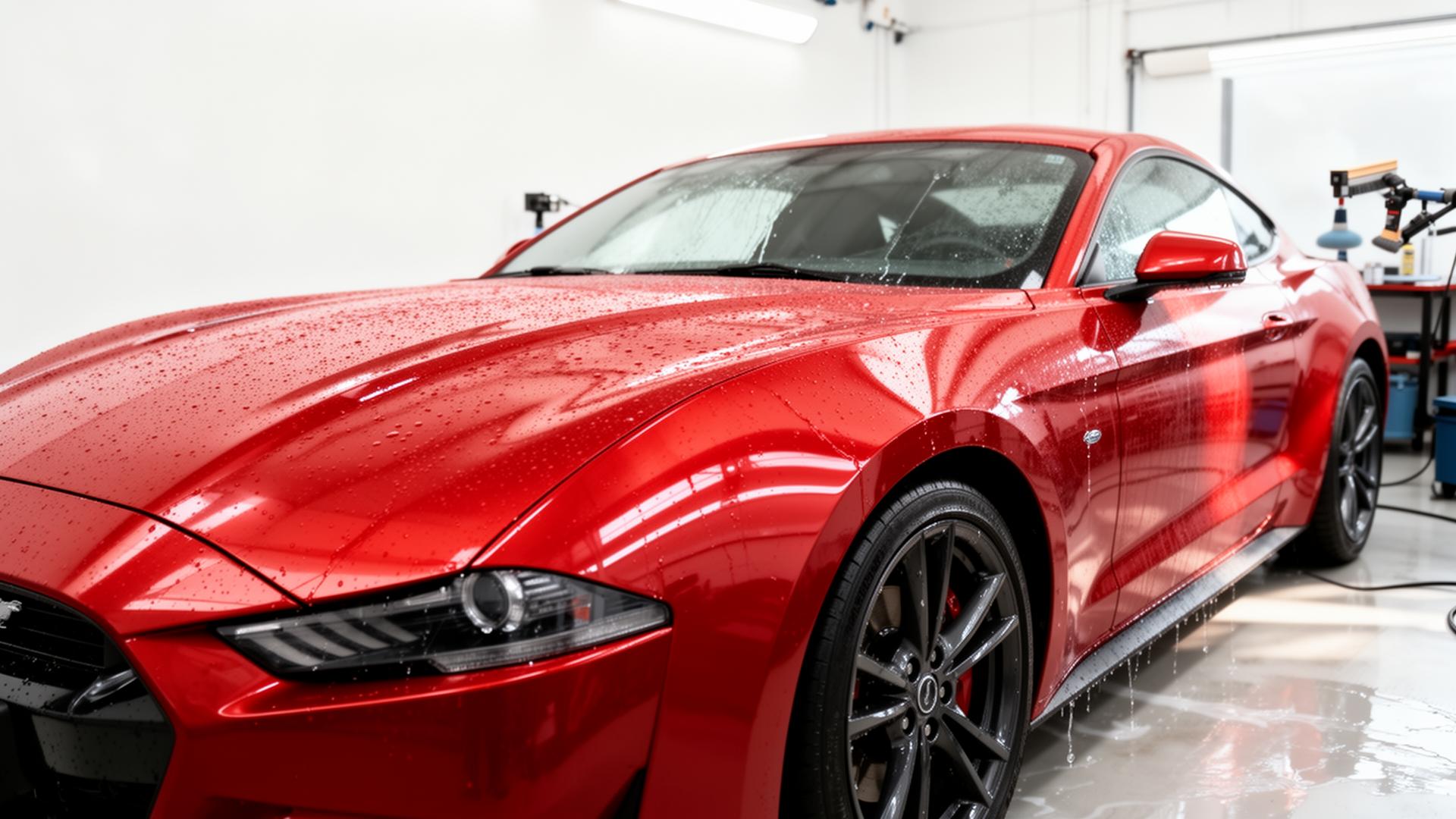 Freshly detailed car at Canadian Car Care